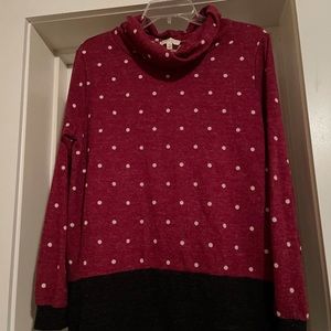 Burgundy pullover hoodie Xl